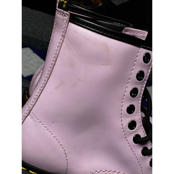 Dr. Martens 1460 Boot Lovely Pale Pink Doc Patent Women’s US 6 UK 4 EU 37 Cute - Picture 4 of 14